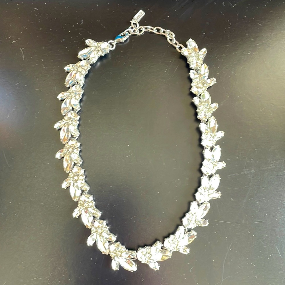 Crystal statement necklace.